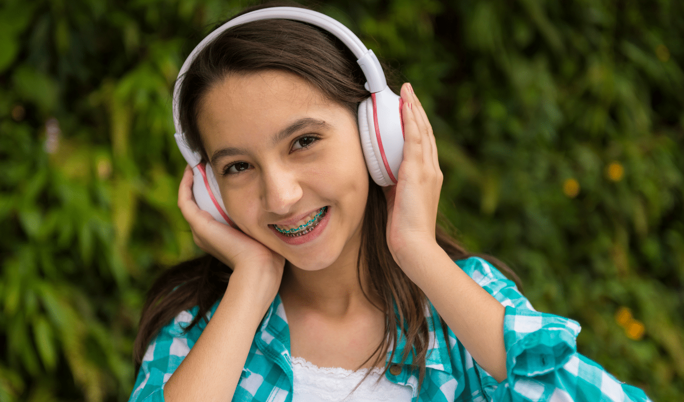 Teen Smiling with Braces Advanced Orthodontics In Burien, WA